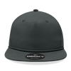 Decky 6032 - Classic Rope Cap, 5 Panel Flat Bill Hat, Snapback