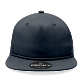 Decky 6032 - Classic Rope Cap, 5 Panel Flat Bill Hat, Snapback - CASE Pricing