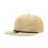 Decky 6032 - Classic Rope Cap, 5 Panel Flat Bill Hat, Snapback