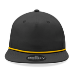 Decky 6032 - Classic Rope Cap, 5 Panel Flat Bill Hat, Snapback - CASE Pricing