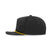 Decky 6032 - Classic Rope Cap, 5 Panel Flat Bill Hat, Snapback