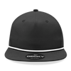 Decky 6032 - Classic Rope Cap, 5 Panel Flat Bill Hat, Snapback