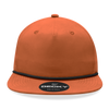Decky 6032 - Classic Rope Cap, 5 Panel Flat Bill Hat, Snapback