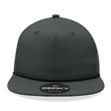 Decky 6032 - Classic Rope Cap, 5 Panel Flat Bill Hat, Snapback - CASE Pricing