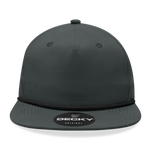 Decky 6032 - Classic Rope Cap, 5 Panel Flat Bill Hat, Snapback