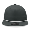 Decky 6032 - Classic Rope Cap, 5 Panel Flat Bill Hat, Snapback