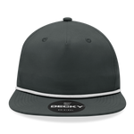 Decky 6032 - Classic Rope Cap, 5 Panel Flat Bill Hat, Snapback - CASE Pricing