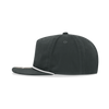 Decky 6032 - Classic Rope Cap, 5 Panel Flat Bill Hat, Snapback