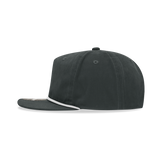 Decky 6032 - Classic Rope Cap, 5 Panel Flat Bill Hat, Snapback - CASE Pricing