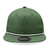 Decky 6032 - Classic Rope Cap, 5 Panel Flat Bill Hat, Snapback