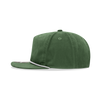 Decky 6032 - Classic Rope Cap, 5 Panel Flat Bill Hat, Snapback