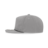 Decky 6032 - Classic Rope Cap, 5 Panel Flat Bill Hat, Snapback