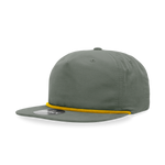 Decky 6032 - Classic Rope Cap, 5 Panel Flat Bill Hat, Snapback