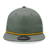 Decky 6032 - Classic Rope Cap, 5 Panel Flat Bill Hat, Snapback