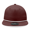 Decky 6032 - Classic Rope Cap, 5 Panel Flat Bill Hat, Snapback