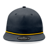 Decky 6032 - Classic Rope Cap, 5 Panel Flat Bill Hat, Snapback