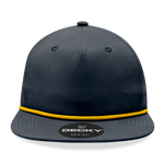 Decky 6032 - Classic Rope Cap, 5 Panel Flat Bill Hat, Snapback - CASE Pricing