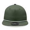 Decky 6032 - Classic Rope Cap, 5 Panel Flat Bill Hat, Snapback