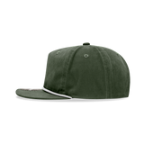 Decky 6032 - Classic Rope Cap, 5 Panel Flat Bill Hat, Snapback - CASE Pricing