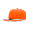 Decky 6032 - Classic Rope Cap, 5 Panel Flat Bill Hat, Snapback