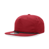 Decky 6032 - Classic Rope Cap, 5 Panel Flat Bill Hat, Snapback