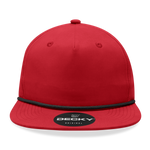 Decky 6032 - Classic Rope Cap, 5 Panel Flat Bill Hat, Snapback - CASE Pricing