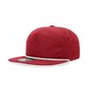 Decky 6032 - Classic Rope Cap, 5 Panel Flat Bill Hat, Snapback