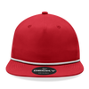 Decky 6032 - Classic Rope Cap, 5 Panel Flat Bill Hat, Snapback
