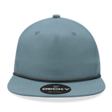 Decky 6032 - Classic Rope Cap, 5 Panel Flat Bill Hat, Snapback - CASE Pricing