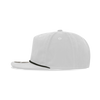 Decky 6032 - Classic Rope Cap, 5 Panel Flat Bill Hat, Snapback
