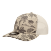 Decky 6037 - 6 Panel Mid Profile Printed Trucker Cap - CASE Pricing