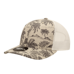 Decky 6037 - 6 Panel Mid Profile Printed Trucker Cap - CASE Pricing