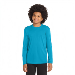 Sport-Tek YST350LS Youth Long Sleeve PosiCharge Competitor Tee - 