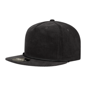 Decky 6043 5 Panel High Profile Relaxed Corduroy Rope Hat - 