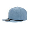 Decky 6043 5 Panel High Profile Relaxed Corduroy Rope Hat