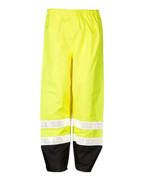 Kishigo RWP100-101 Unisex Storm Stopper Pro Rainwear Pants - 