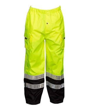 Kishigo RWP106-107 Unisex Premium Black Series® Rainwear Pants - 