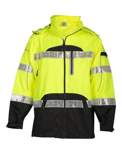 Kishigo RWJ106-107 Unisex Premium Black Series® Rainwear Jacket - 