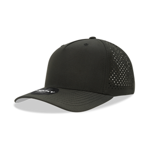 Decky 6225 5 Panel Mid Profile Structured Perforated Performance Cap - 