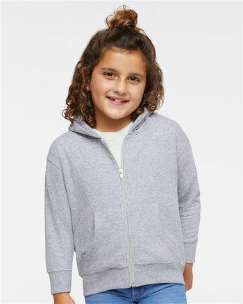 Rabbit Skins 3346 Toddler Full-Zip Fleece Hoodie Sweatshirt