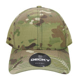 Decky 6301 - Structured Multicam L/C Cap, MultiCam Camo Hat - CASE Pricing