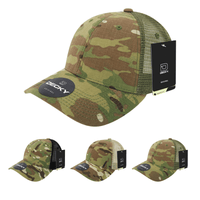 Decky 6306 - Multicam Structured L/C Trucker Cap, MultiCam Camo Trucker Hat - CASE Pricing