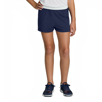 Sport-Tek YGST311 Girls Jersey Knit Squad Short