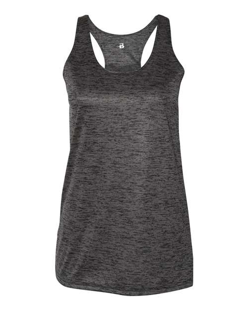 Badger 4161 Women's Tonal Blend Racerback Tank Top