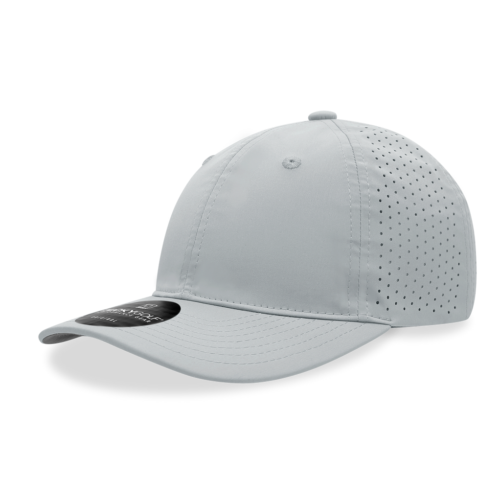 DECKY Industrial Mesh Cap - Two-Tone Royal/Grey, 20% Cotton 80% Polyester, Colored Foam Crown, Snapback Closure
