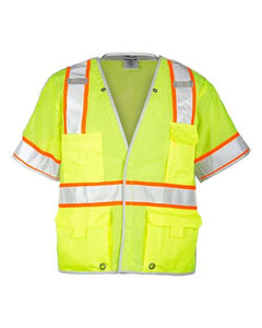 Kishigo 1552B Unisex Premium Brilliant Series® Breakaway Class 3 Vest - 
