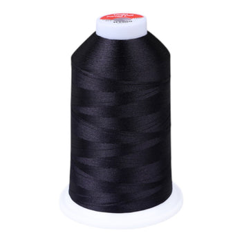 Gingko 646 PolySHINE #40 5000M Embroidery Threads-Black Blue