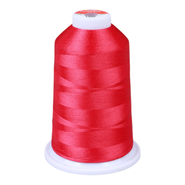 Gingko 646 PolySHINE #40 5000M Embroidery Threads-Red