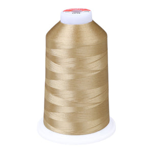 Gingko 646 PolySHINE #40 5000M Embroidery Threads-Gold Brown - 