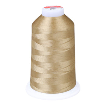 Gingko 646 PolySHINE #40 5000M Embroidery Threads-Gold Brown